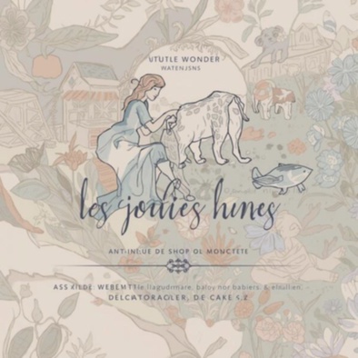 Lot de 5 bavoirs - Retro flowers