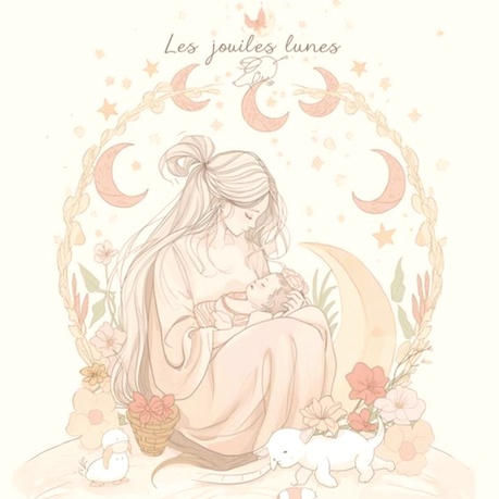 Transat pour poupée en bois à bascule - Séraphine