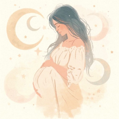 Cuties – Dors bien Camille en éponge pétale avec colerette Liberty Nénuphar et son headband