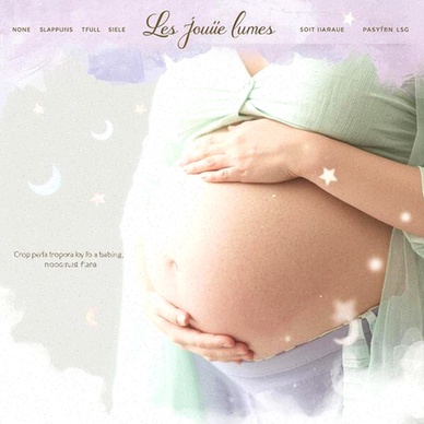 Pochette de rangement nougat