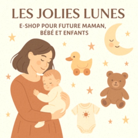 Attache tétine moon doudou - Ecru