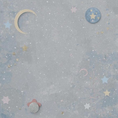 Pantin lapin bleu nuit - 25 cm