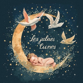 Bavoir imperméable manches longues - Dreamy Mouse