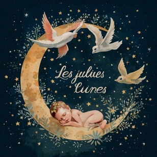 Boucles d’Oreilles « Kiss Me » (Paillette Or)