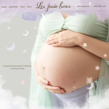 carte de remerciement arc en ciel boutique enfant beige