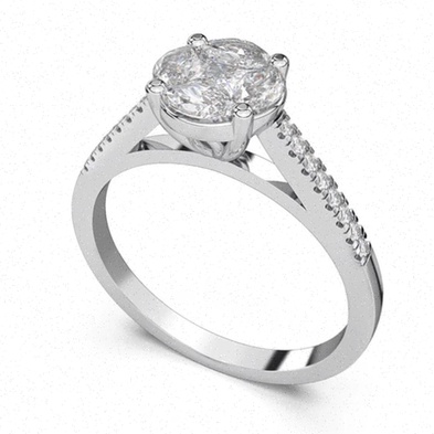 Bague enfant argent ajustable