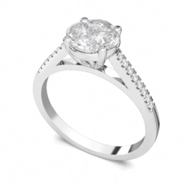 Bague jonc argent brossé