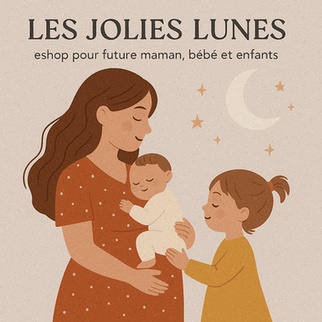 Carte De Remerciement Arc-En-Ciel Boutique Enfant Beige