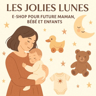 Carte De Remerciement Arc-En-Ciel Boutique Enfant Beige