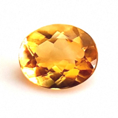 Pendentif goutte citrine