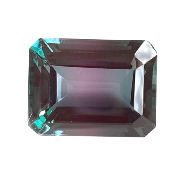 Bague en or blanc et alexandrite