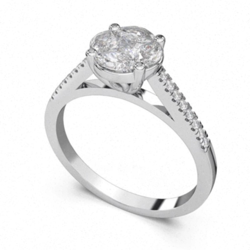 Bague argent simple