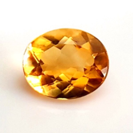 Bague Citrine en Or Rose