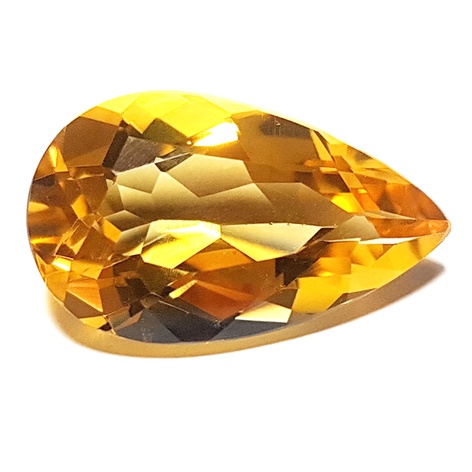 Bague Citrine or jaune