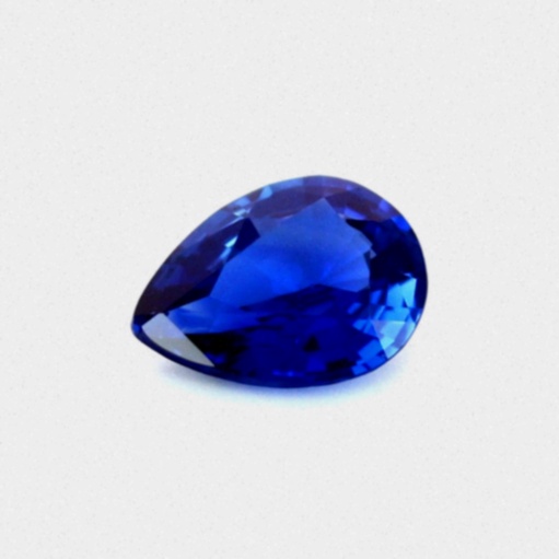Bague saphir bleu et diamants