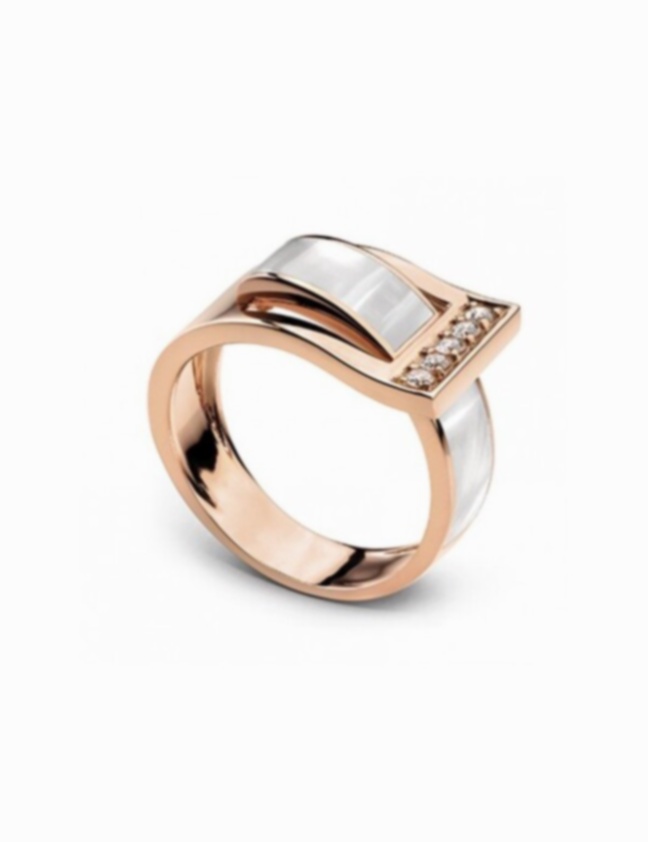 Bague solitaire diamant or blanc