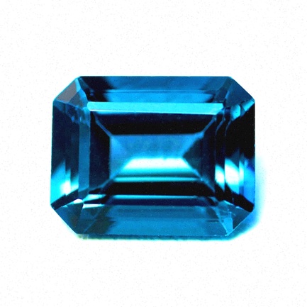 Bague Topaze bleue