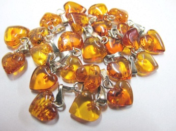 Boucles d’oreilles créoles ambre