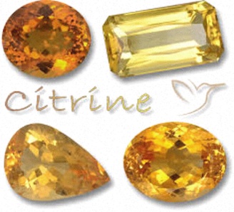 Boucles d’oreilles Citrine