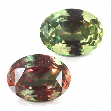 Boucles d’oreilles alexandrite