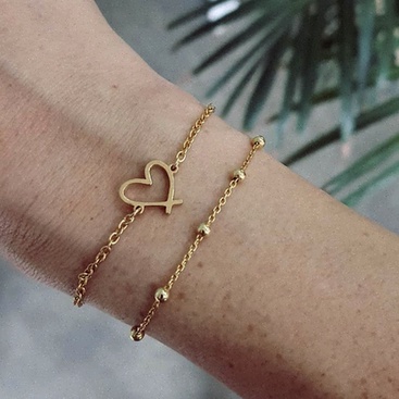 Bracelet forçat poli brillant en argent