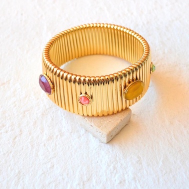 Bracelet gourmette argent massif