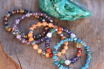Collection de pierres fines