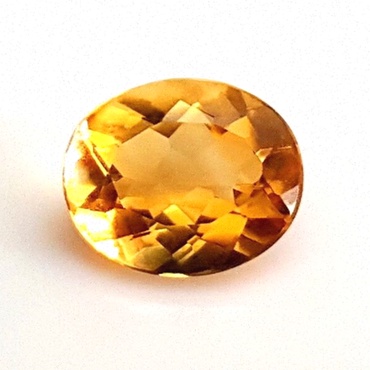 Collier citrine facettée en or 18K