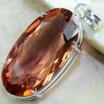 Pendentif Topaze citrine
