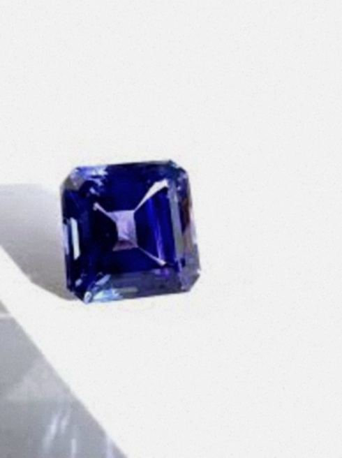 Bague Tanzanite or blanc